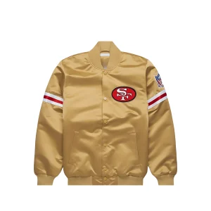 San Francisco 49ers Scarlet Satin Jacket